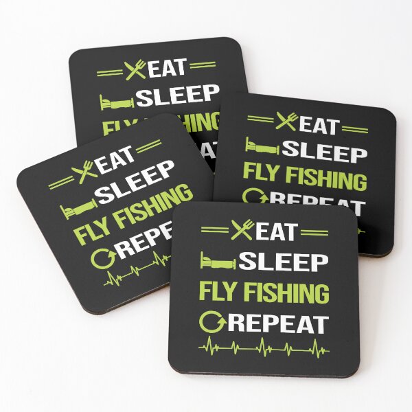 Item preview, Funny Eat Sleep Repeat Fly Fishing designed and sold by HappyTshirt1239.