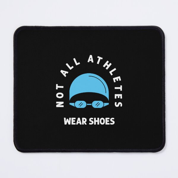 Item preview, Not All Athletes Wear Shoes Funny Swim designed and sold by Pointee.