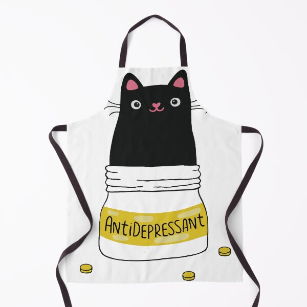 Item preview, Funny Black Cat Antidepressant designed and sold by DeGeo.