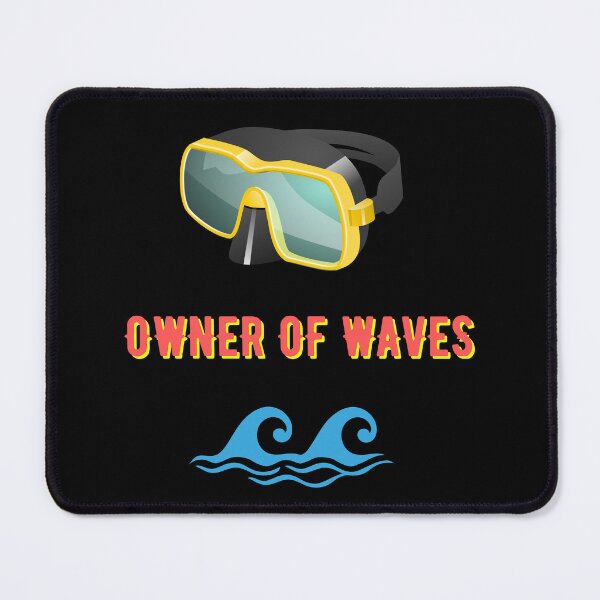 Item preview, Owner of Waves (in black) | Surfing | Snorkeling | Scuba diving  designed and sold by CosmicStory.