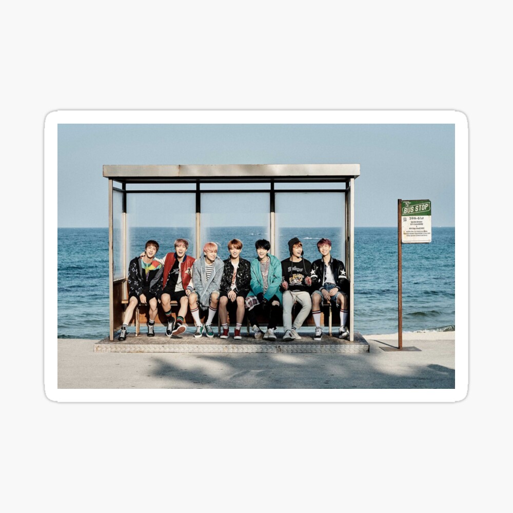 Bts You Never Walk Alone Group 1 Poster By Feedmekitkats Redbubble