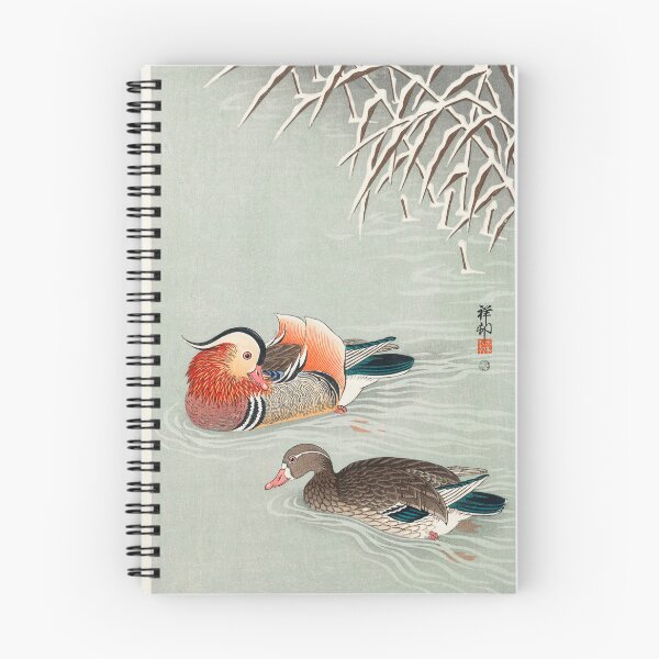 Item preview, COLORFUL MANDARIN DUCKS. OHARA KOSON (1925-1936) designed and sold by metaweb.