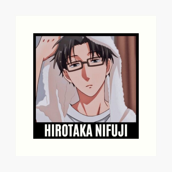 Hirotaka Nifuji (Wotaku ni Koi wa Muzukashii)  Art Board Print