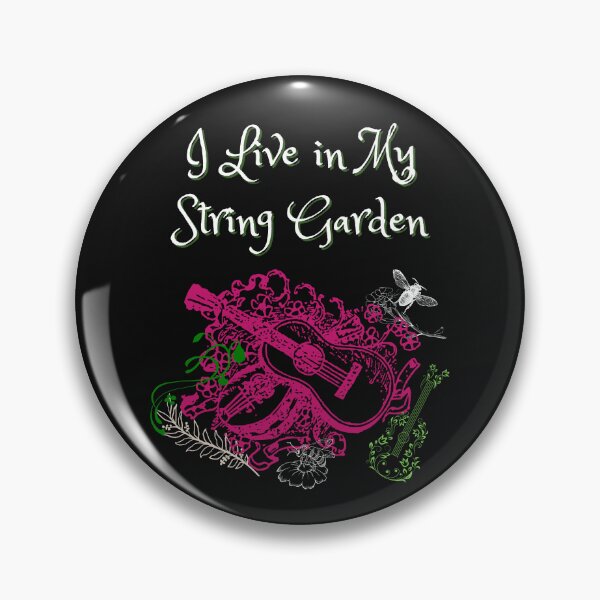 Item preview, I Live in My String Garden - Great gift for musicians who are in their own world designed and sold by GearGirlNJ.