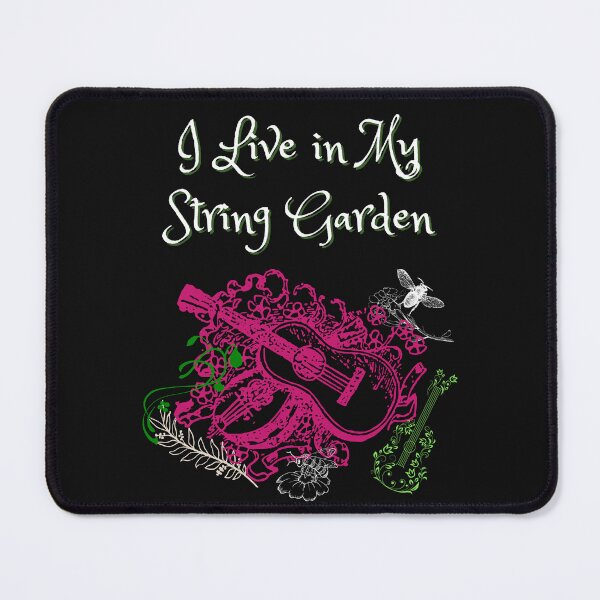 Item preview, I Live in My String Garden - Great gift for musicians who are in their own world designed and sold by GearGirlNJ.