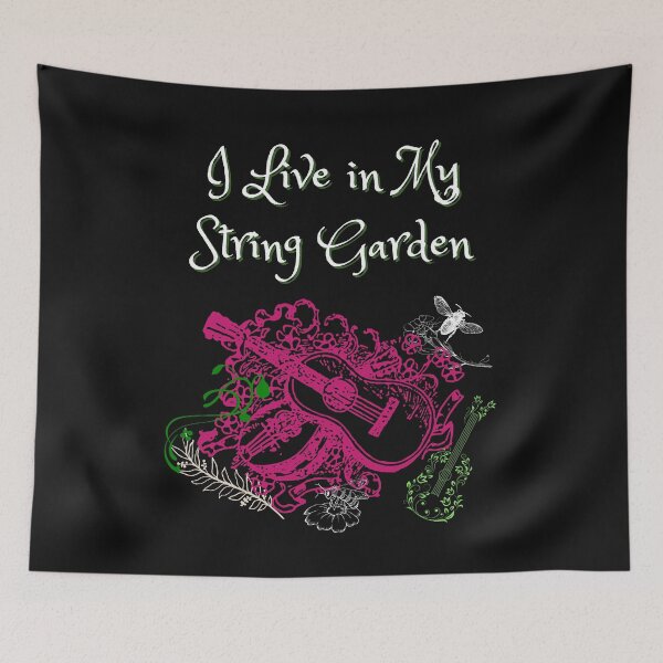 Item preview, I Live in My String Garden - Great gift for musicians who are in their own world designed and sold by GearGirlNJ.