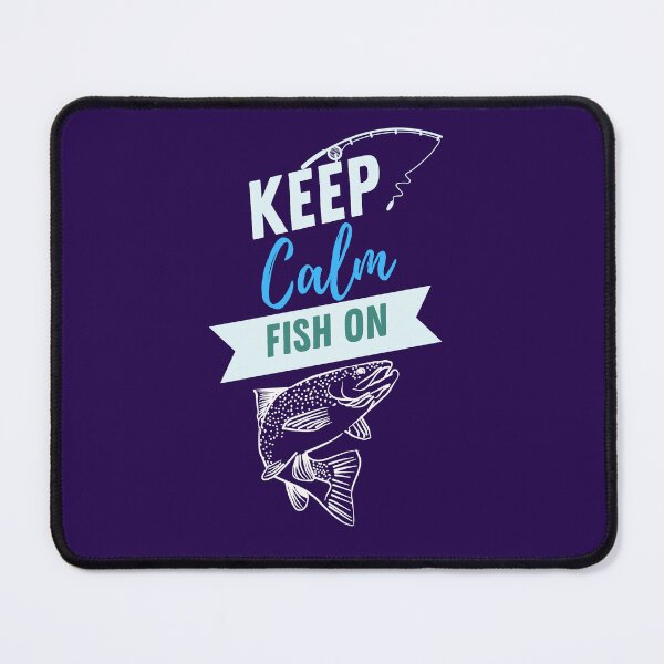 Item preview, Keep Calm Fish On Fun Fishing Gifts designed and sold by Willyboy16.