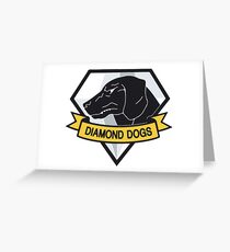 Diamond Dogs Greeting Card