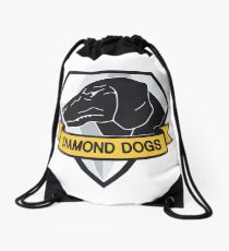 Diamond Dogs Drawstring Bag