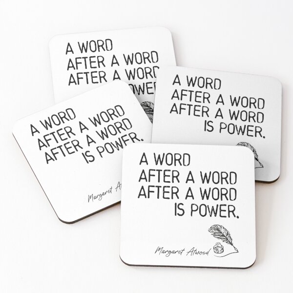 Item preview, A Word After A Word After A Word is Power - Margaret Atwood designed and sold by Heddar Badreddine.
