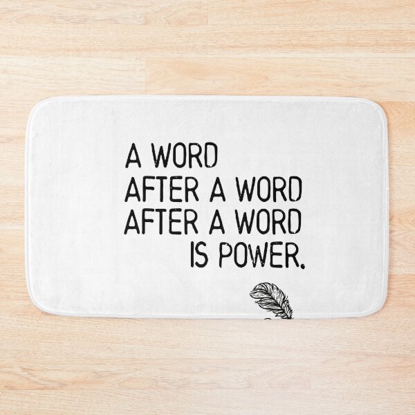Item preview, A Word After A Word After A Word is Power - Margaret Atwood designed and sold by Heddar Badreddine.