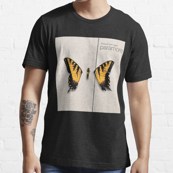 Paramore crop top paramore shirt brand new eyes album butterfly album  paramore