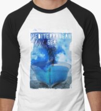 Mediterranean sea Men's Baseball ¾ T-Shirt