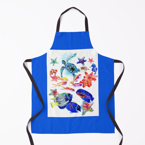 Item preview, Coral Sea, Underwater Scene beach, Tropical Colorful Children Design kids room art Classic T-Shirt designed and sold by SvenEichelba.