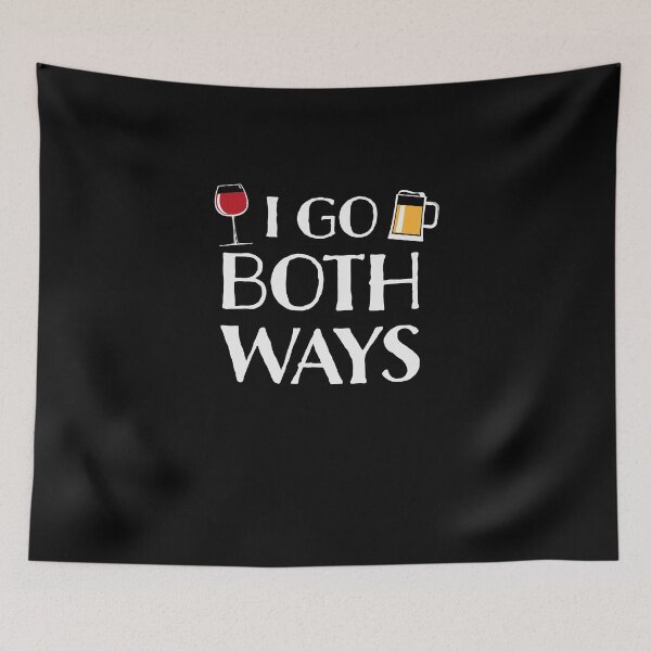 Item preview, I Go Both Ways Wine, Funny Pride Wine Classic T-Shirt designed and sold by LiveYeu1EM.