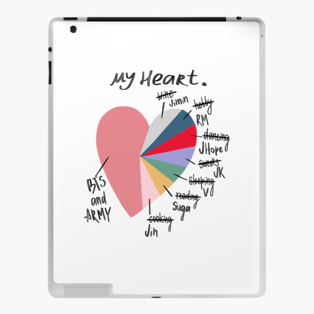 BTS - KPOP - J-Hope - BTS Fan Art - Valentine Gift - Heart