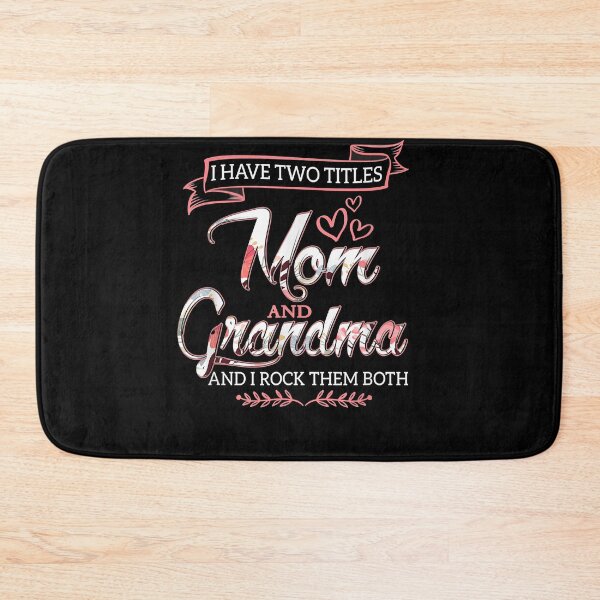 Item preview, I Have Two Titles Mom Grandma And I Rock Them Essential T-Shirt designed and sold by LiveYeu1EM.