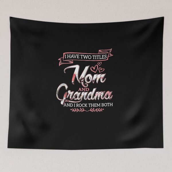 Item preview, I Have Two Titles Mom Grandma And I Rock Them Essential T-Shirt designed and sold by LiveYeu1EM.
