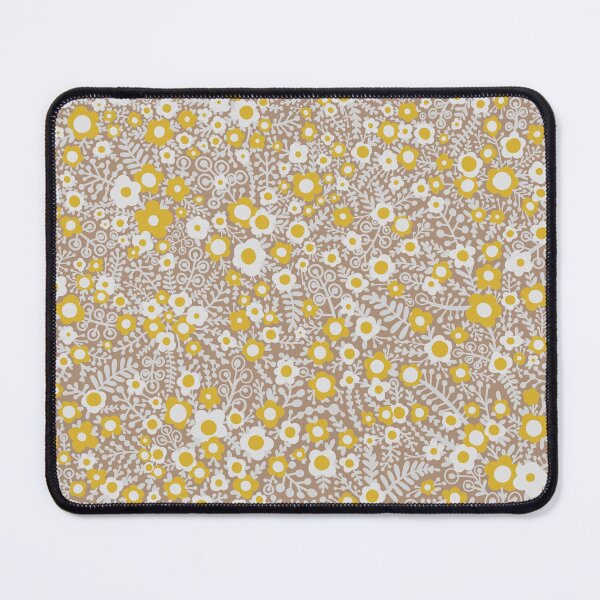 Item preview, Boho Little Daisies - Beige White And Yellow designed and sold by Squarebird.