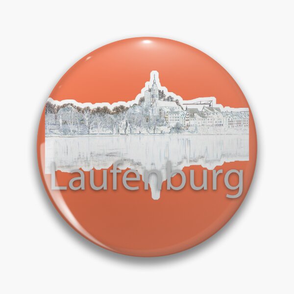 Item preview, abstract skyline of Laufenburg designed and sold by OskiOnTour.
