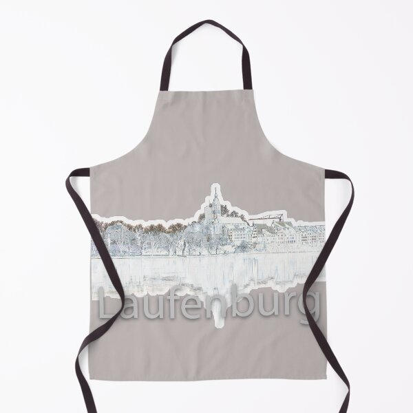 Item preview, abstract skyline of Laufenburg designed and sold by OskiOnTour.