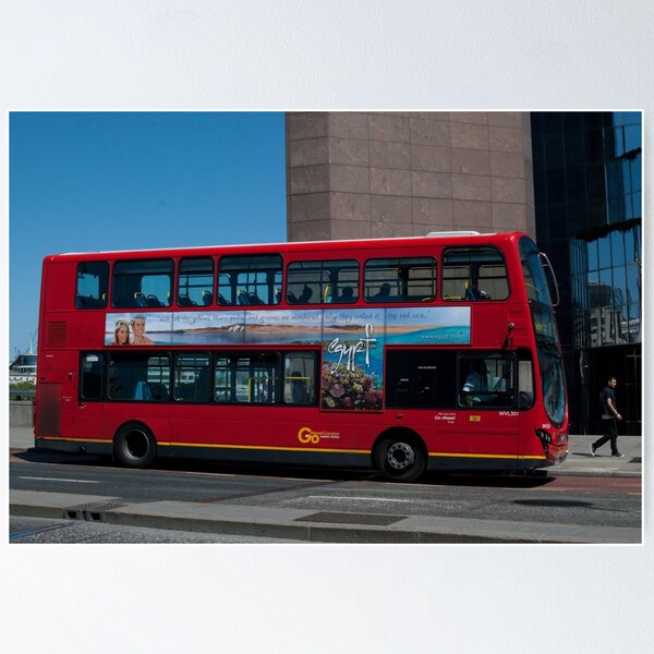 Item preview, A Red London Bus on London Bridge designed and sold by EricHands.