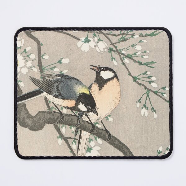 Item preview, TITS BIRDS ON A CHERRY BRANCH. OHARA KOSON (1900-1910) designed and sold by metaweb.