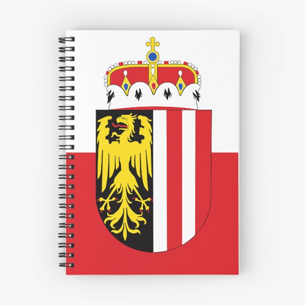 Item preview, Flag of Upper Austria, Austria with Coat of Arms designed and sold by Freihalt.