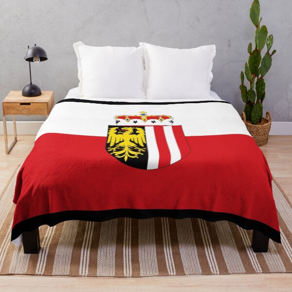 Item preview, Flag of Upper Austria, Austria with Coat of Arms designed and sold by Freihalt.