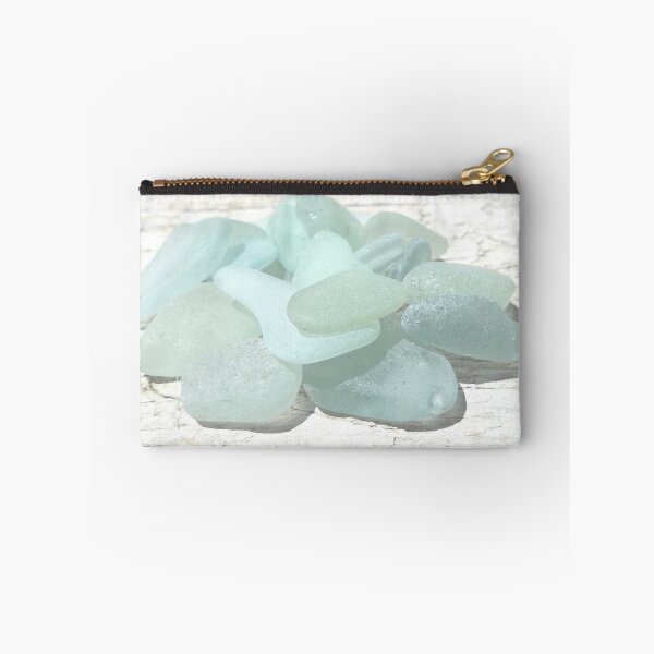 Item preview, Coastal Pale Turquoise Sea Glass on Weathered Faded Light Wood - Beach Aesthetic - Photo 8 of 8 designed and sold by Beachy.