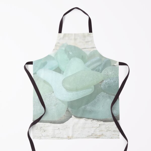 Item preview, Coastal Pale Turquoise Sea Glass on Weathered Faded Light Wood - Beach Aesthetic - Photo 8 of 8 designed and sold by Beachy.