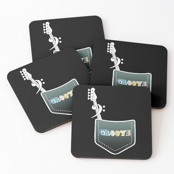 Item preview, BASS PLAYER - GROOVE IN THE POCKET white designed and sold by KoolDsignsMUSIC.