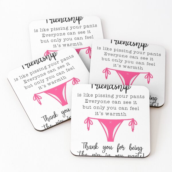 Item preview, Friendship is like pissing your pants mug funny quote thanking for friend best friend mug designed and sold by DesDirect Store.