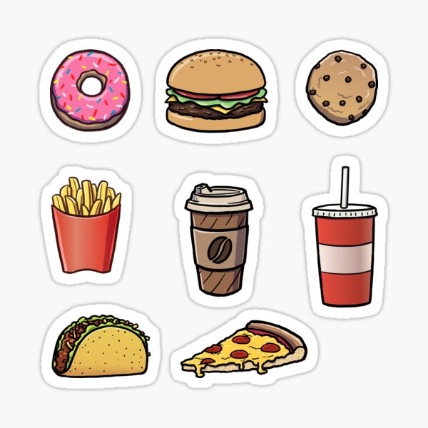 Item preview, Fast Food Pattern designed and sold by jonmlam.