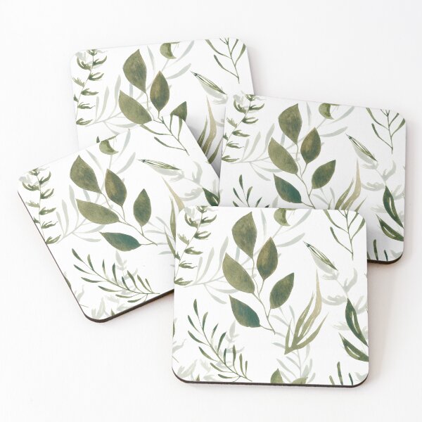 Item preview, botanical leaves seamless pattern designed and sold by Hartics.