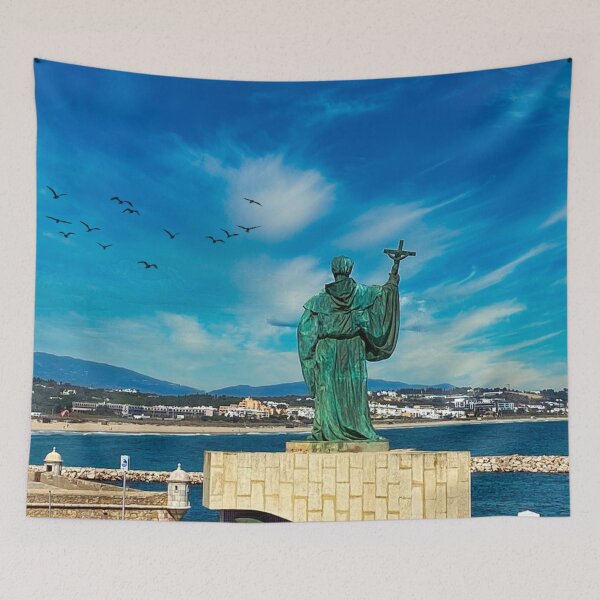 Item preview, Iconic Sailing Statue Lagos Portugal - Harbor Entrance designed and sold by Sailmates Reflections.