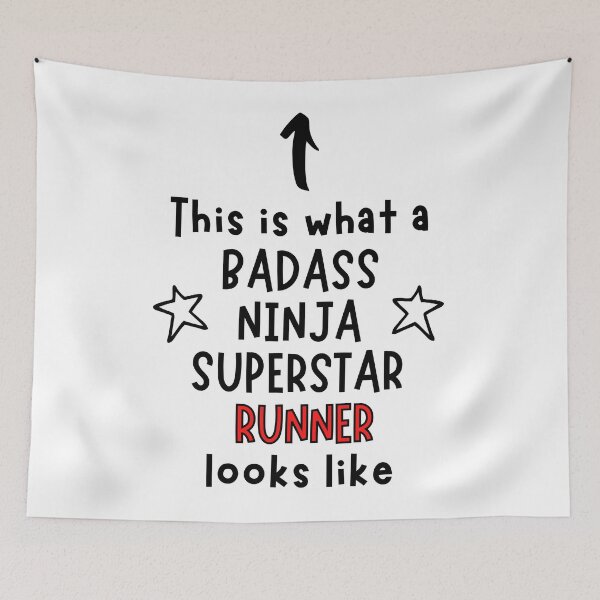 Item preview, This is what a Badass, Ninja, Superstar, Runner looks like designed and sold by TheGreenGoat.