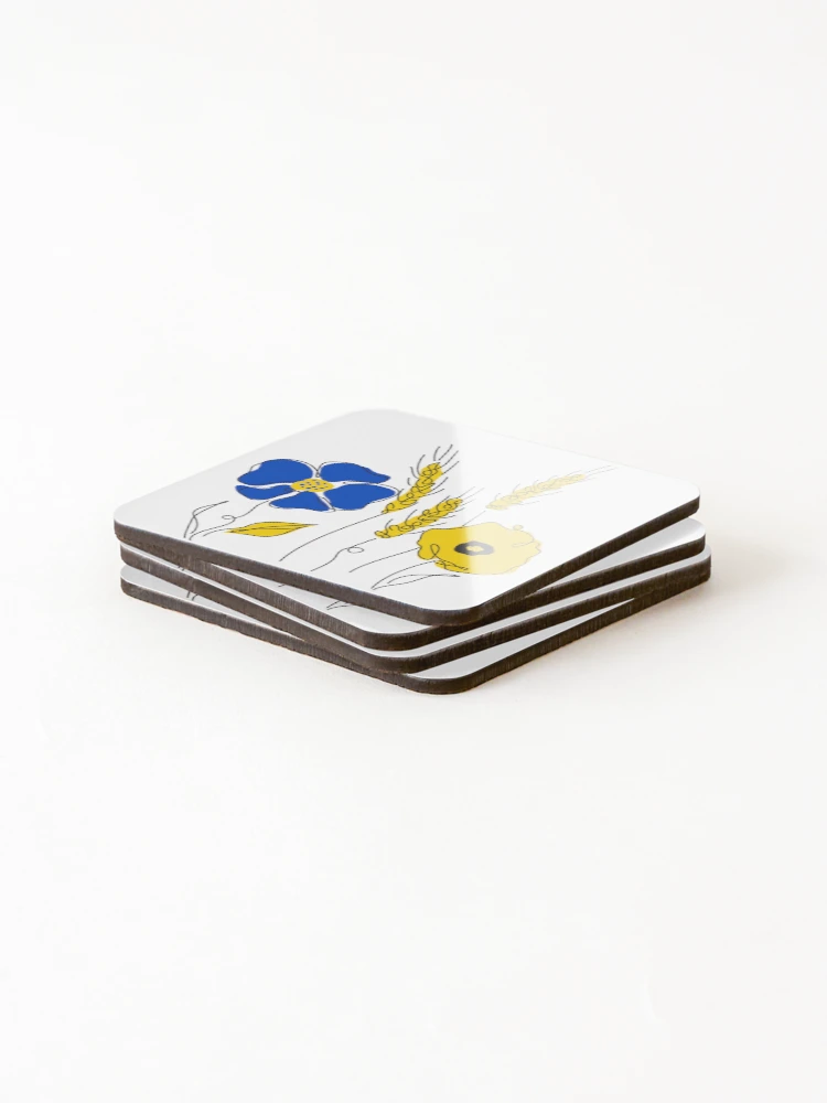 Thumbnail 4 of 5, Coasters (Set of 4), Ukraine designed and sold by ReydaDesign.