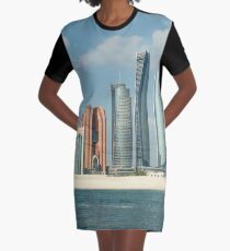 Abu Dhabi City Graphic T-Shirt Dress