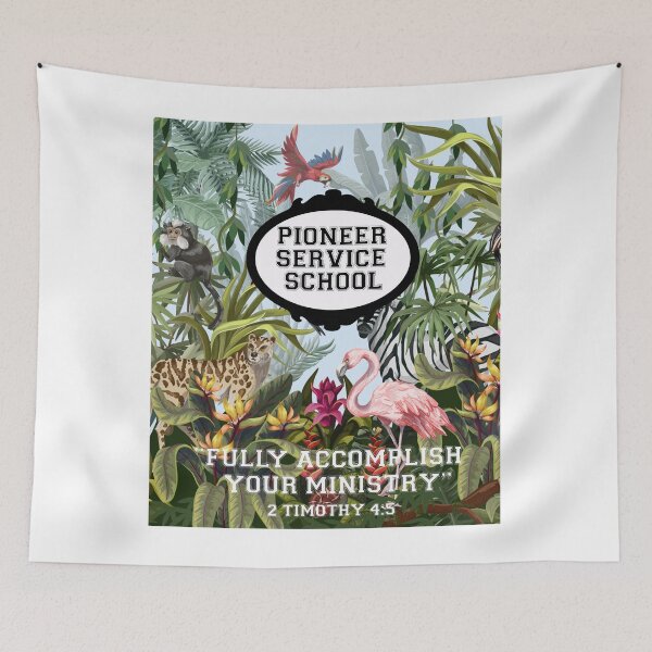 Item preview, Pioneer Service School 2022 (Jungle) Spiral Notebook designed and sold by crafts-gift.