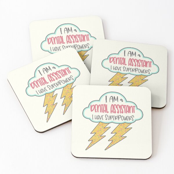 Item preview, Retro Dental Assistant Superpowers Bolt designed and sold by GrimButterfly.