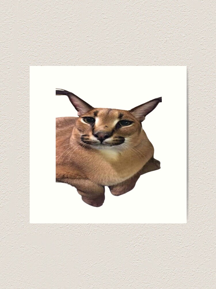 Big Floppa Caracal Cat Funny Meme Gaming Mouse Pad Custom Design