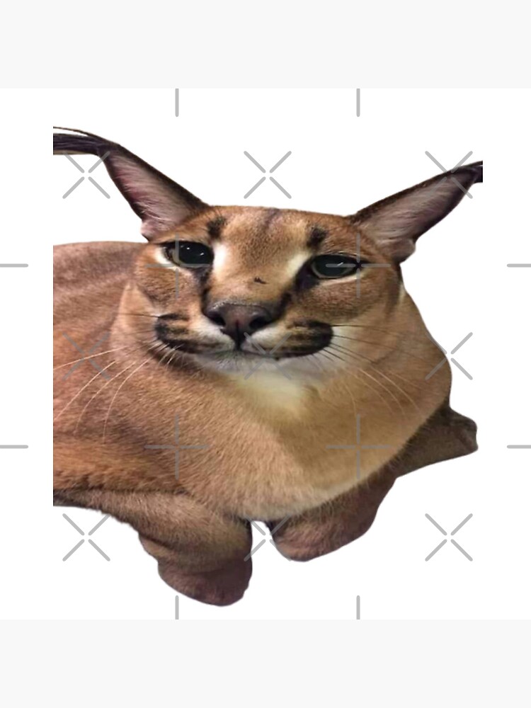 Big Floppa Caracal Cat Funny Meme Gaming Mouse Pad Custom Design