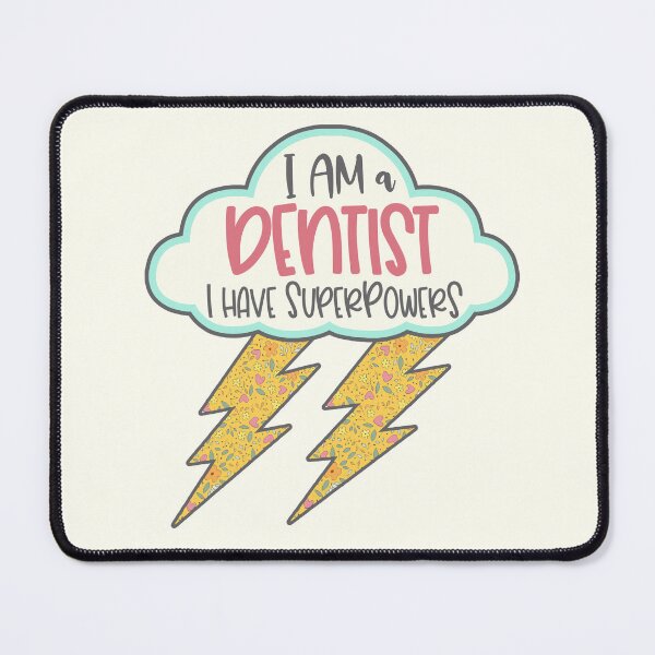 Item preview, Retro Dentist Superpowers Bolt designed and sold by GrimButterfly.
