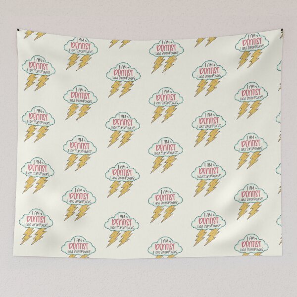 Item preview, Retro Dentist Superpowers Bolt designed and sold by GrimButterfly.