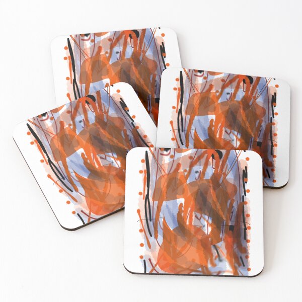 Item preview, Abstract art print "red mess" designed and sold by Gilmelo87.