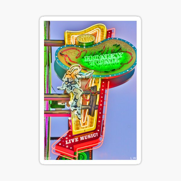Item preview, World Famous Honky Tonk Nashville Sign designed and sold by LisaWootenPhoto.