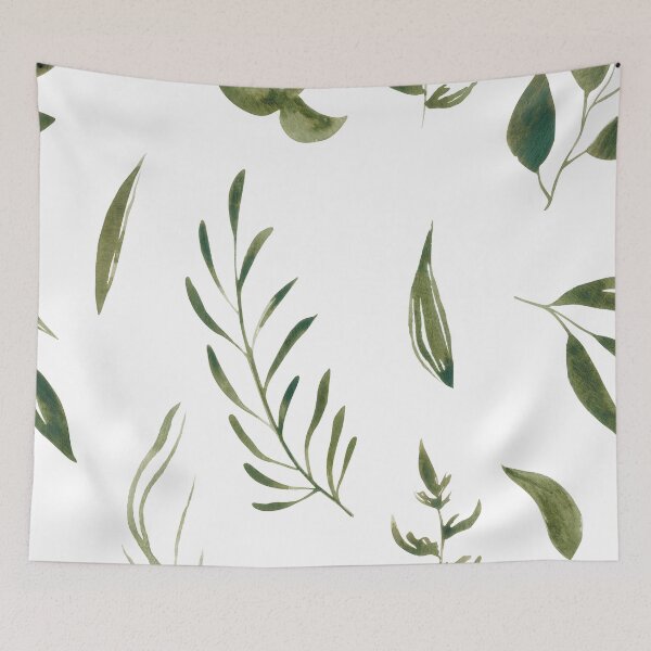 Item preview, botanical leaves seamless pattern designed and sold by Hartics.