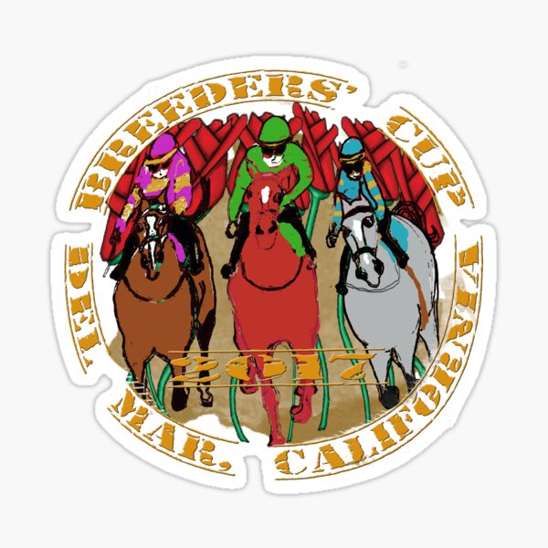 Vista previa del artículo con la obra «Breeders 'Cup 2017 Del Mar, CA», diseñado y vendido por Ginny Luttrell.