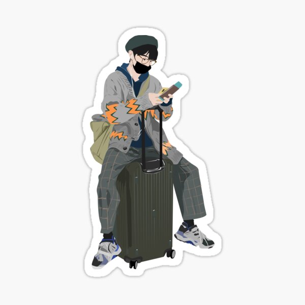 Xiao Zhan with luggage Sticker